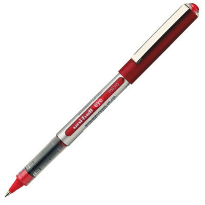 STYLO ROLLER UNIBALL EYE 0.5 ROUGE