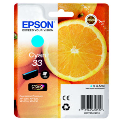 CART JE EPSON T3342 33 CYAN