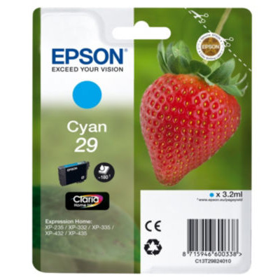 CARTOUCHE EPSON JET D'ENCRE T2982 CYAN
