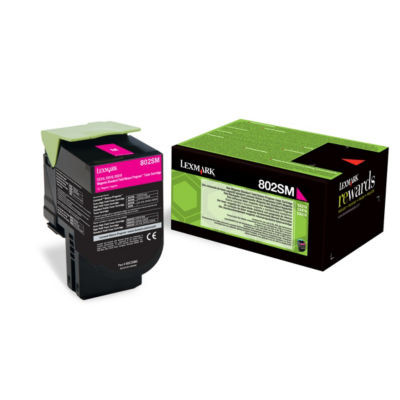 TONER LEXMARK MAGENTA 80C2SM0 2000P