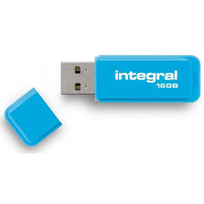 INTEGRAL NEON USB 2.0 BLUE 16GB