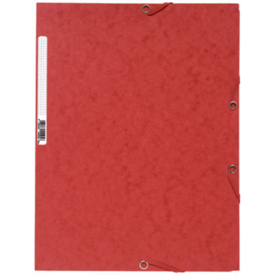 CHEMISES CARTE LUSTREE 5/10E ROUGE