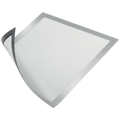 SACHET 5 POCH AFFICH MAGNET A4 ARGENT
