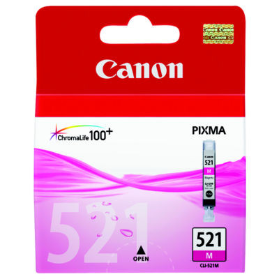 RECHARGE JE CANON CLI521M MAGENTA