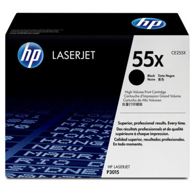 CARTOUCHE LASER HP CE255X NOIR N°55X