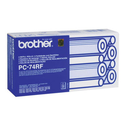 LOT 4 RECHARGES FAX TT BROTHER PC74RF