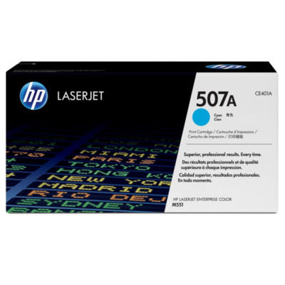 CARTOUCHE LASER HP CE401A CYAN 507A