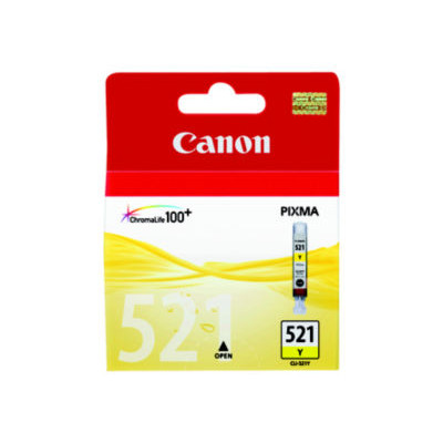 RECHARGE JE CANON CLI521Y JAUNE