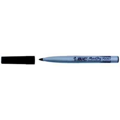 Marqueur permanent Bic Marking pocket 1445 noir BIC : le marqueur