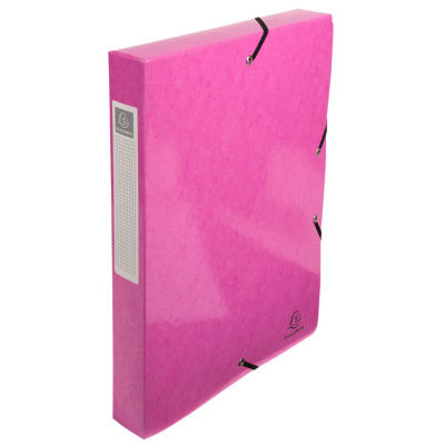 BOITES CLASSEMENT DOS 4 CM ROSE