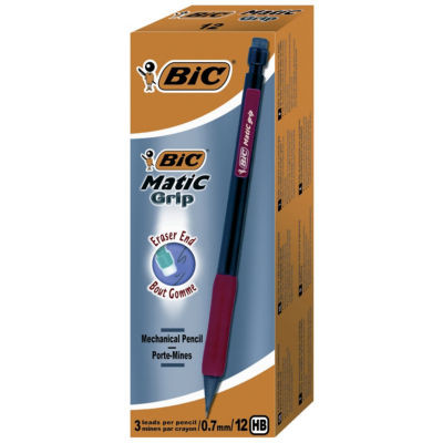 PORTE MINES BIC MATIC GRIP 0,7 MM