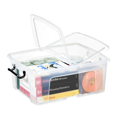 BAC RANGEMENT CRISTAL 24 L
