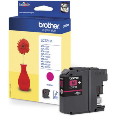 BROTHER CART JE LC121 MAGENTA 300 PAGES
