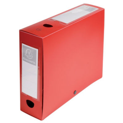 LOT 10 BTE CLT POLYPRO 8CM ROUGE