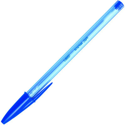 STYLO BILLE BIC CRISTAL SOFT STICK BLEU