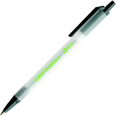 STYLO BILLE BIC ECOLUTIONS CLICSTIC NOIR