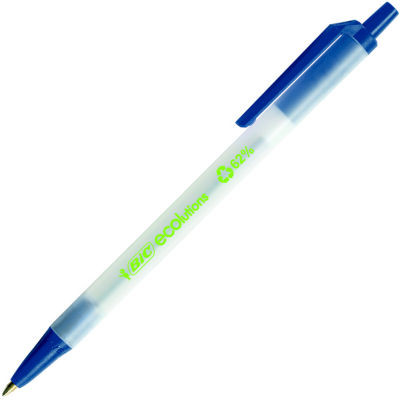 STYLO BILLE BIC ECOLUTIONS CLICSTIC BLEU