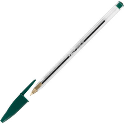 STYLO BILLE BIC CRISTAL 1 MM VERT