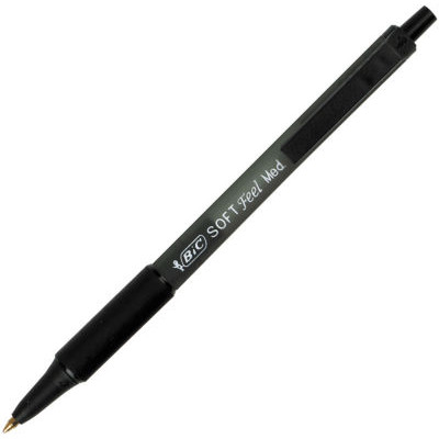 STYLO BILLE BIC SOFT FEEL NOIR