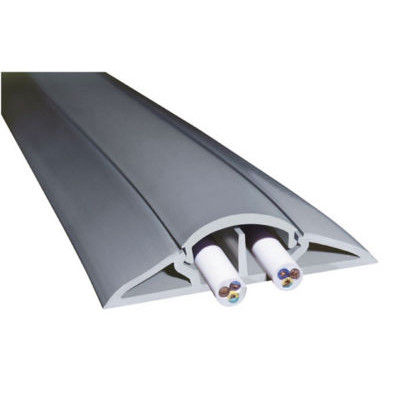 PROTEGE-CABLES LG 5M 2X12MM GRIS