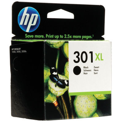 CARTOUCHE JE HP CH563EE NOIR N°301 XL