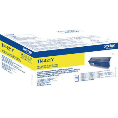 TONER BROTHER TN421J JAUNE 1800P