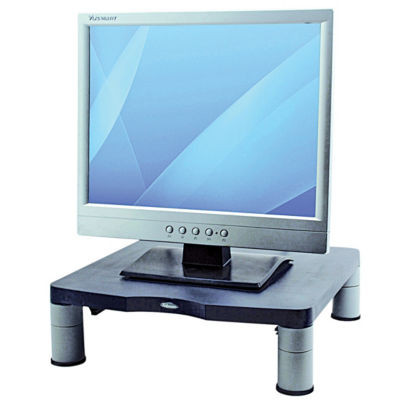 SUPPORT MONITEUR GRIS CLAIR/GRIS FONCE
