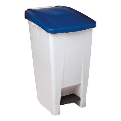 POUBELLE MOBILY A PEDALE 60L BLEU