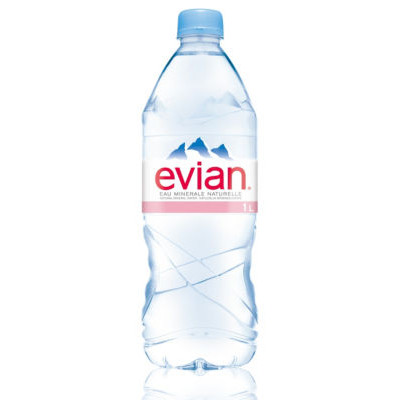 LOT 12 BOUTEILLES EVIAN 1L