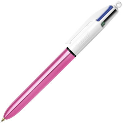 STYLO BILLE 4 COULEURS SHINE ROSE