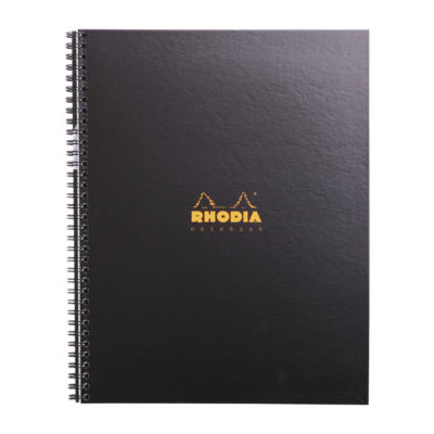 CAHIER RHODIACTIVE COUV RIGIDE A4+ LIGN