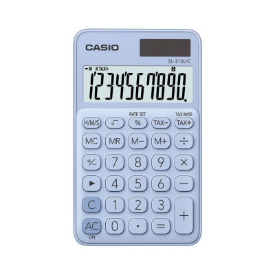 CALCULATRICE CASIO SL-310UC BLEU CLAIR