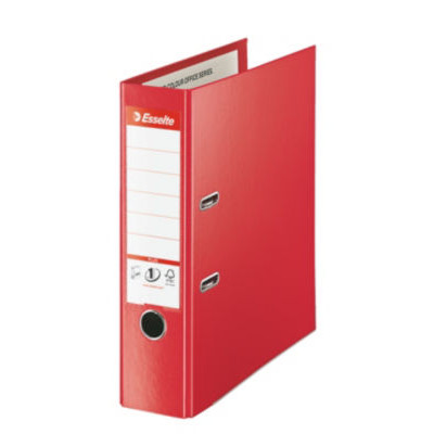 CLASSEUR A LEVIER ESSELTE PLUS 8CM ROUG
