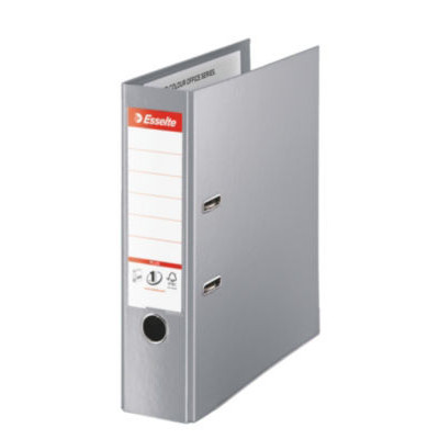 CLASSEUR A LEVIER ESSELTE PLUS 8CM GRIS