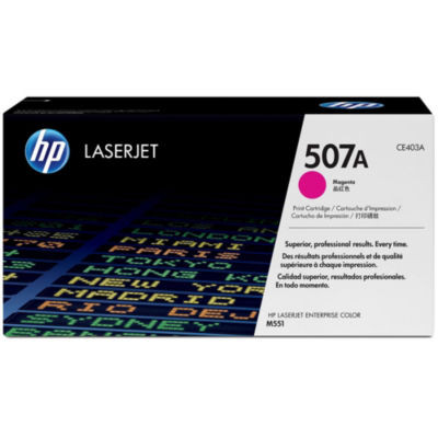 CARTOUCHE LASER HP CE403A MAGENTA 507A