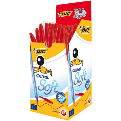 BILLE CRISTAL SOFT STICK ROUGE