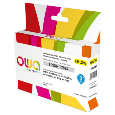 CARTOUCHE OWA EPSON T7894 JAUNE