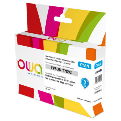 CARTOUCHE OWA EPSON T7892 CYAN