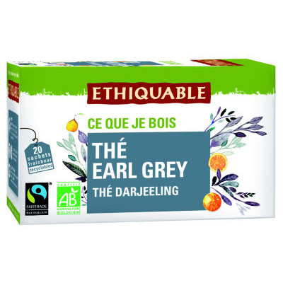 BTE 20 SACHETS EARL GREY DARJEELING