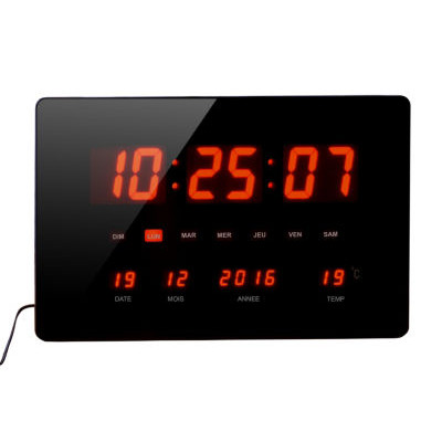 HORLOGE A LED ROUGE CHRONOS