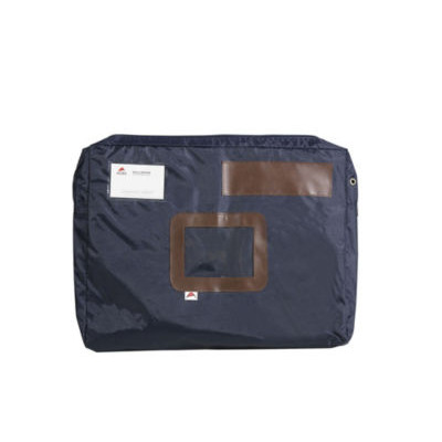 POCH COURRIER SOUFFLET 42X32X5 BLEU
