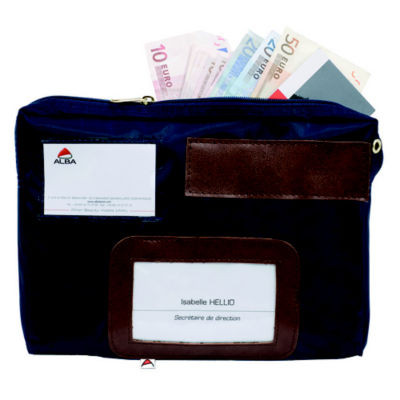 POCHETTE DE CAISSE 27X4X18,5 BLEU