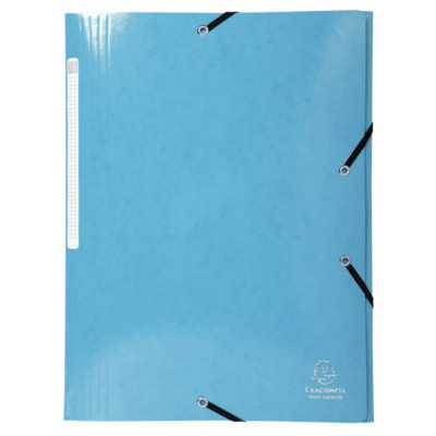 CHEMISE 3R ELASTIQUE A4 35MM BLEU