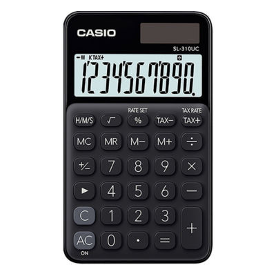 CALCULATRICE CASIO SL-310UC NOIR