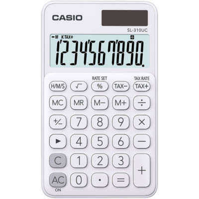 CALCULATRICE CASIO SL-310UC BLANC