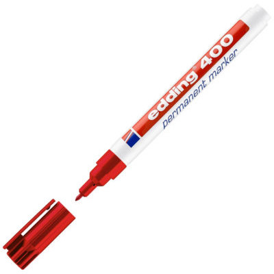 MARQUEUR PERMANENT EDDING 400 ROUGE