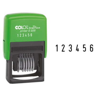 NUMEROTEUR SANS PLAQUE GREEN LINE