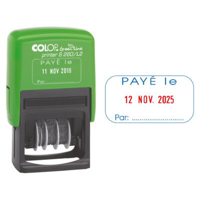 DATEUR MONOFORMULE 'PAYE LE' GREEN
