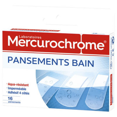 BOITE 16 PANSEMENTS AQUA 3 TAILLES