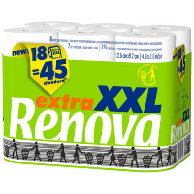 LOT 18 RLX PAP TOIL EXTRA XXL 18=45 2P